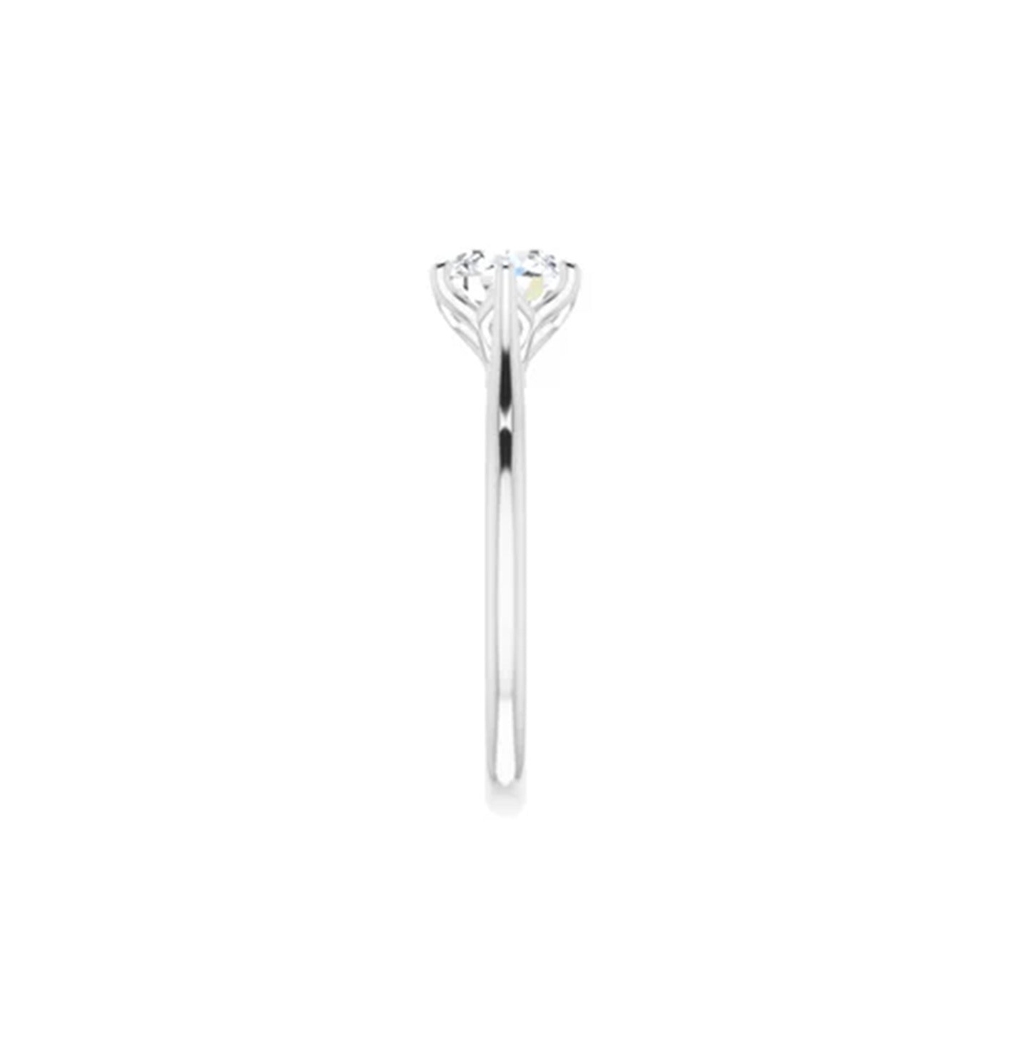 Montura Solitario en Flor