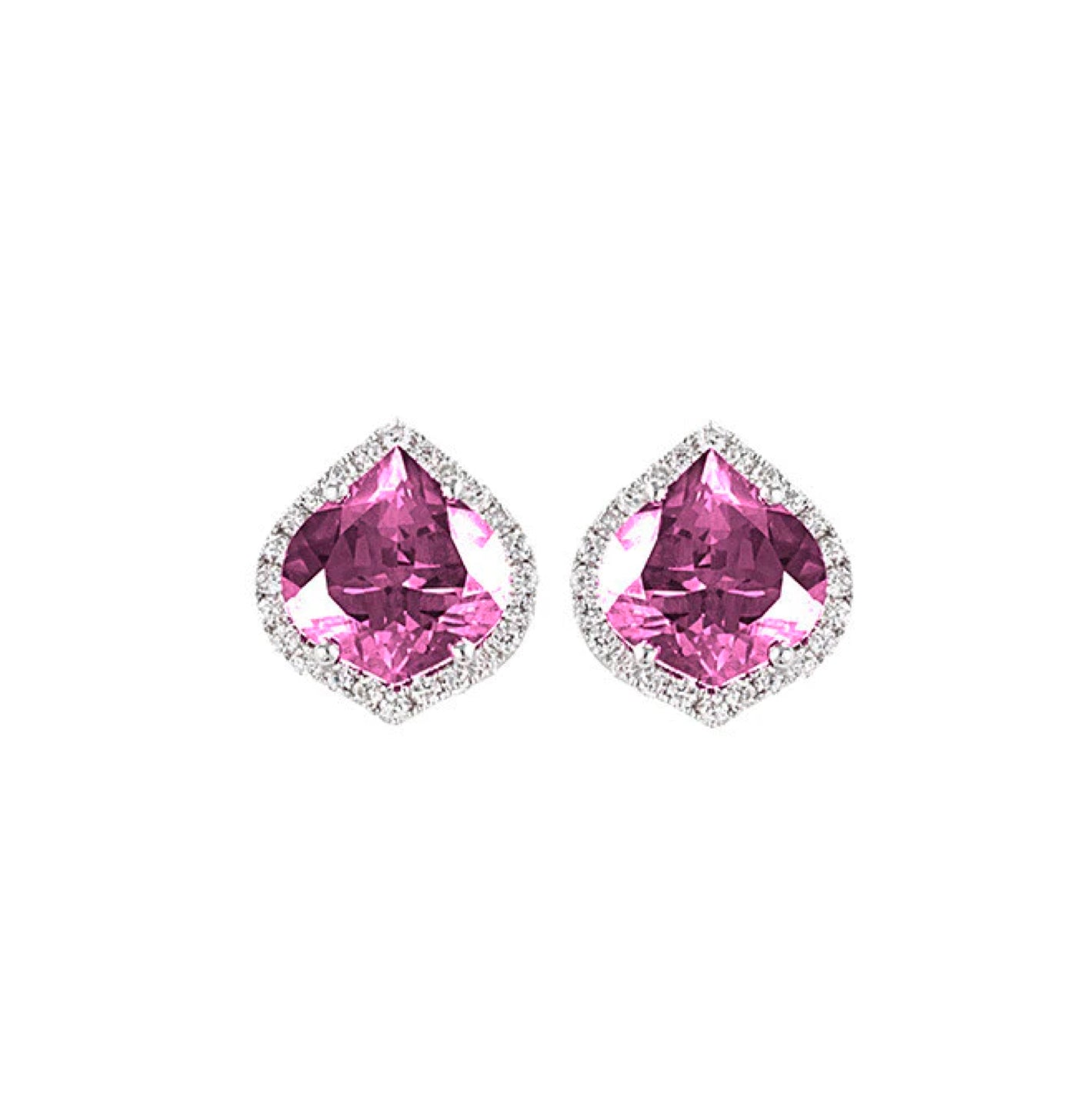 Aretes Zafiro Rosa Onion