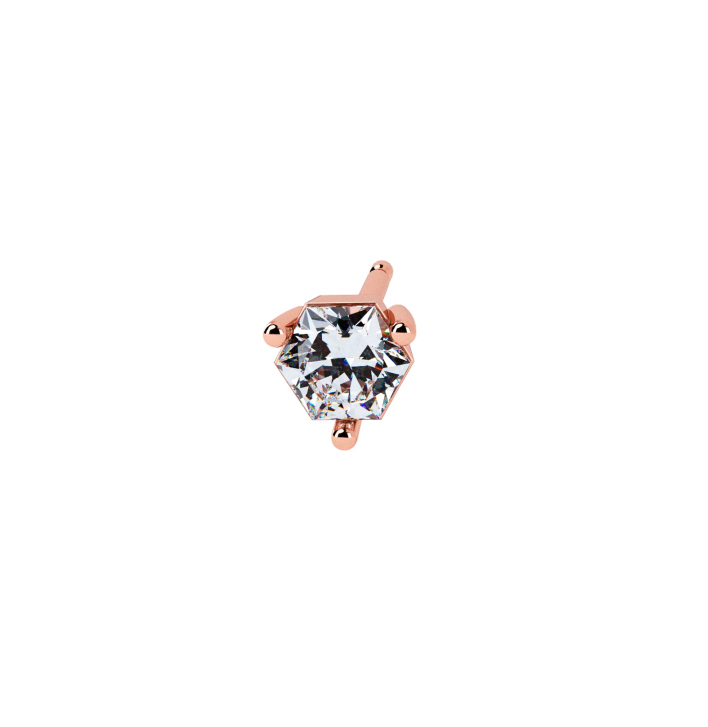 Piercing Elfos Hexagonal