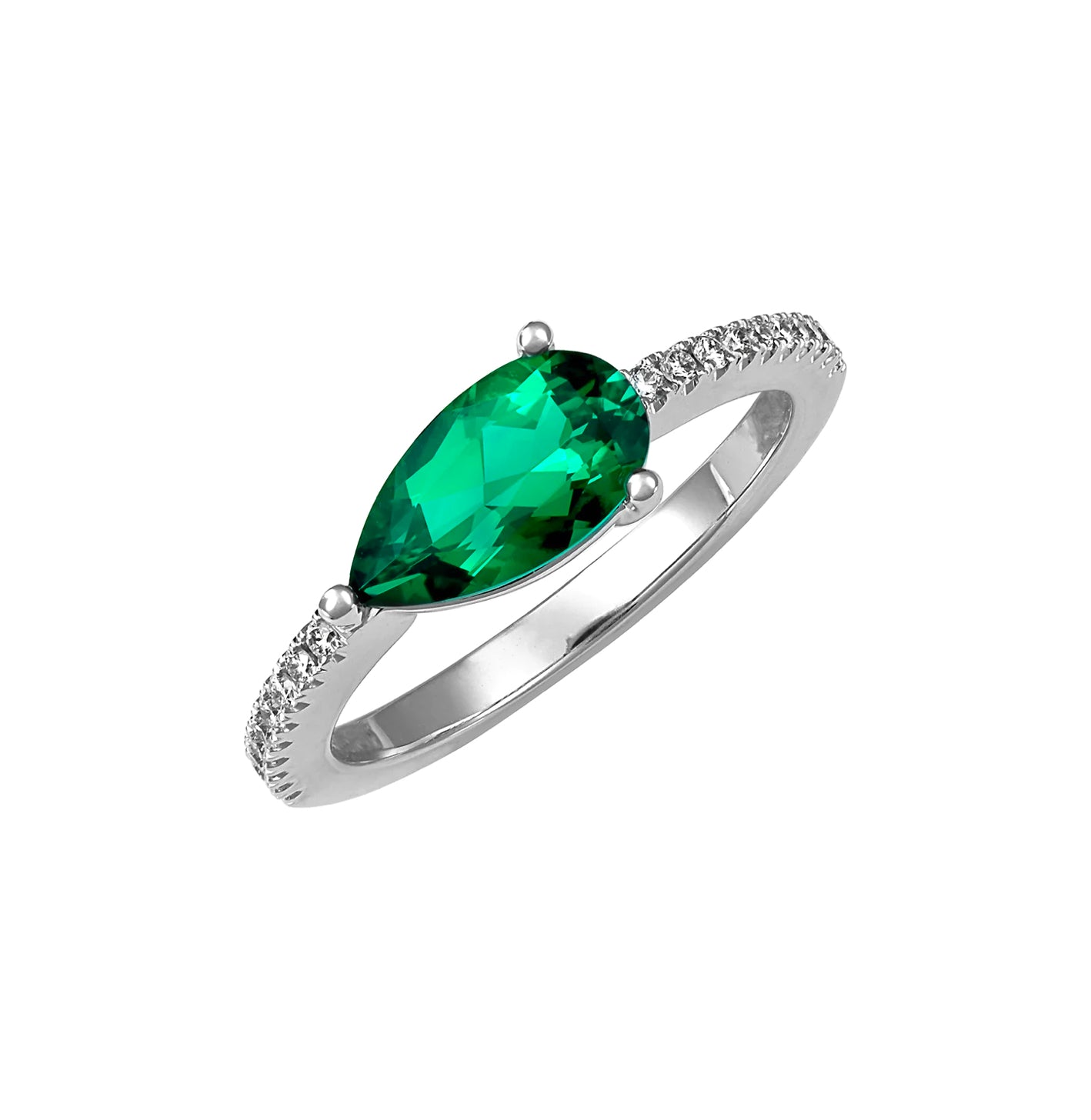 Anillo Esmeralda Pera