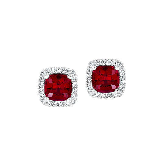 Aretes Rubí Century