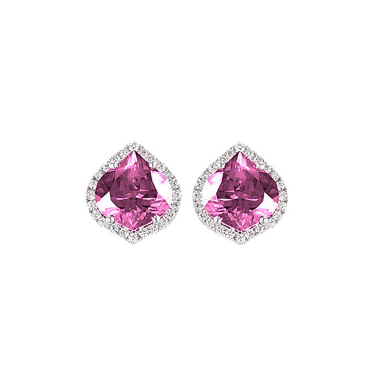 Aretes Zafiro Rosa Onion