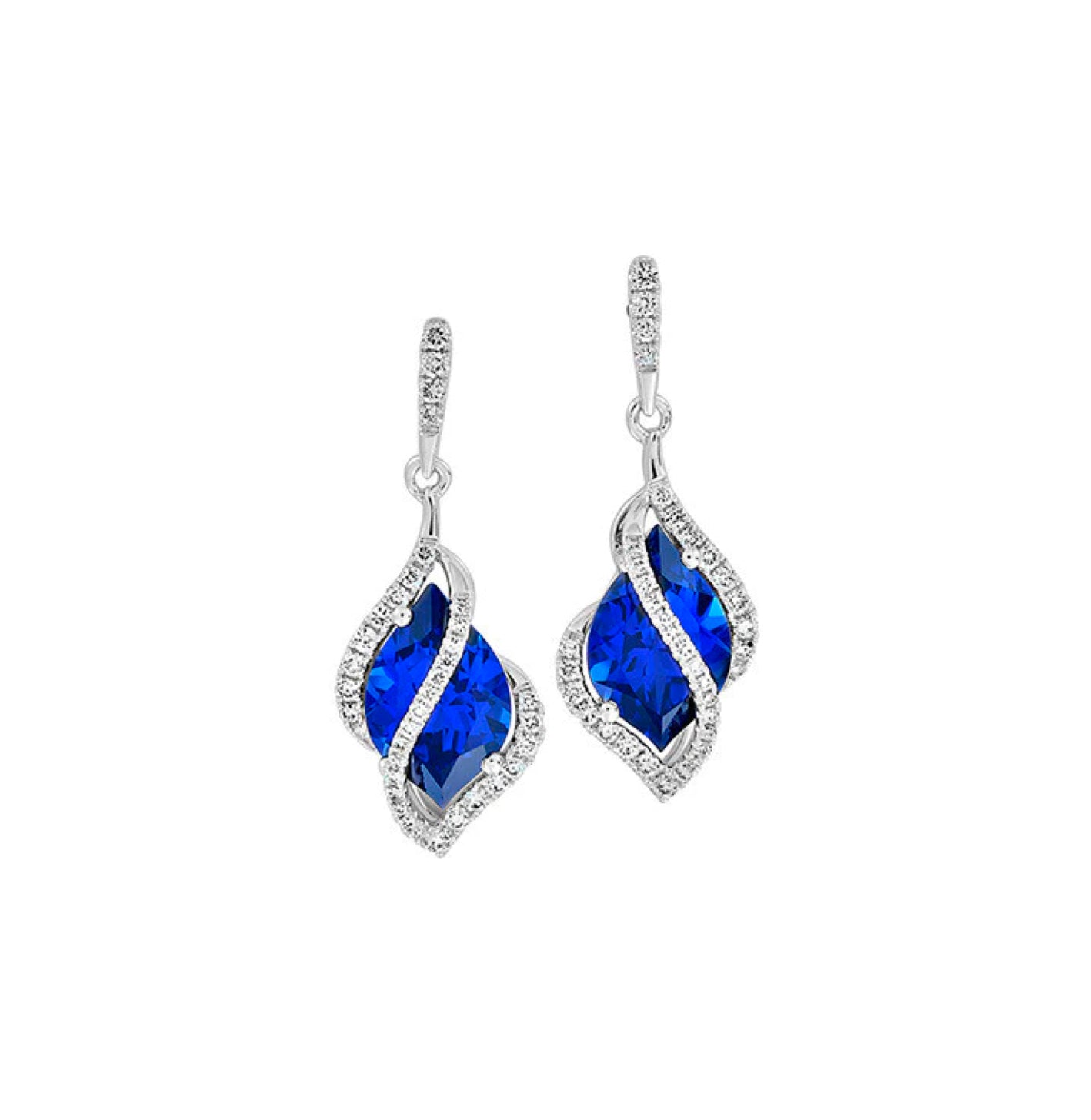 Aretes Zafiro Flame