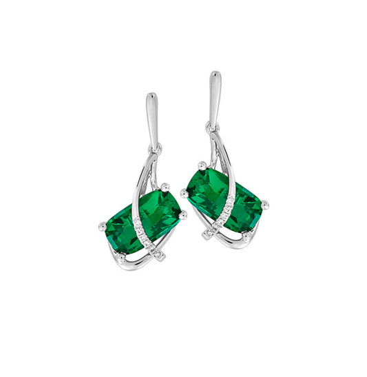 Aretes Esmeralda Antique Cushion