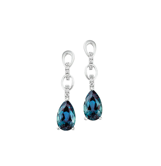 Aretes Alejandritas Pera