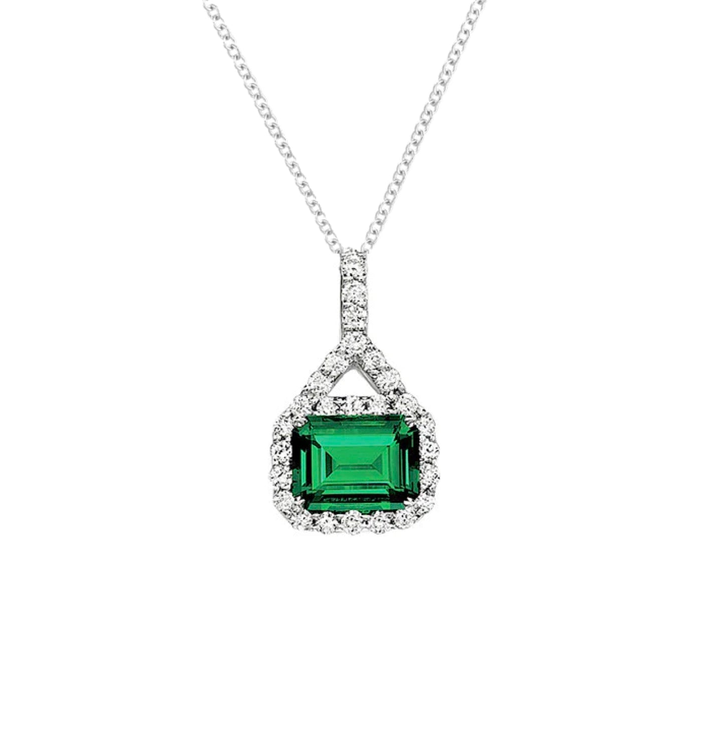 Dije Esmeralda Octagonal