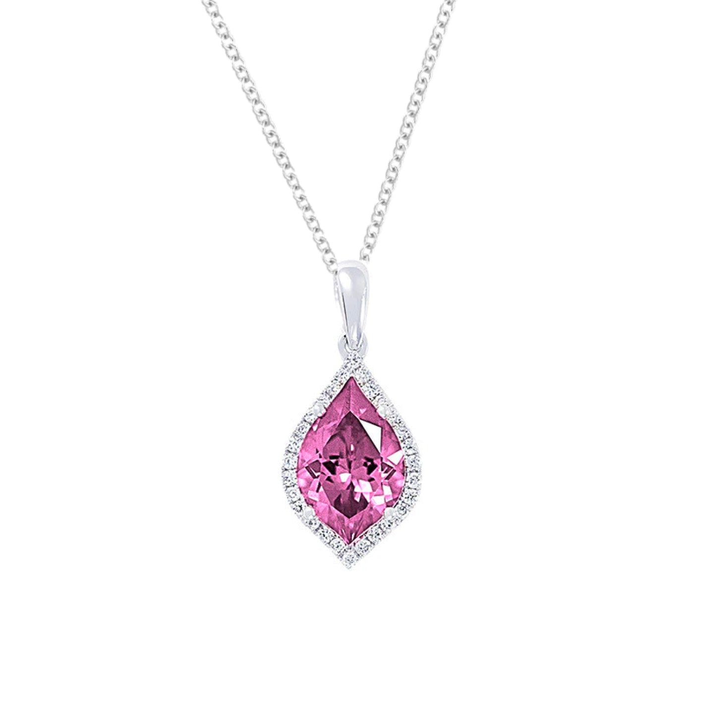 Dije Zafiro Rosa Flame